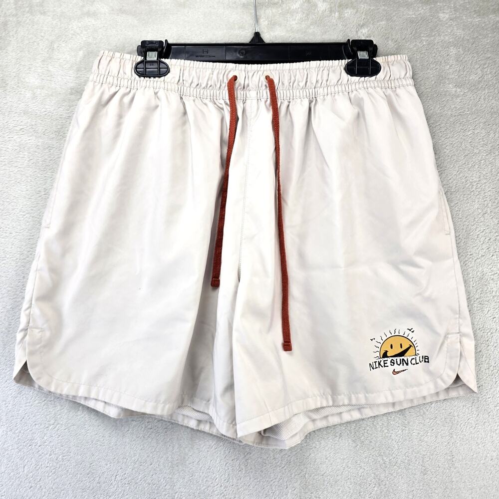 Nike Sportswear Woven Flow Sun Shorts Mens XL Beige Orewood Sunrise DV9600-104